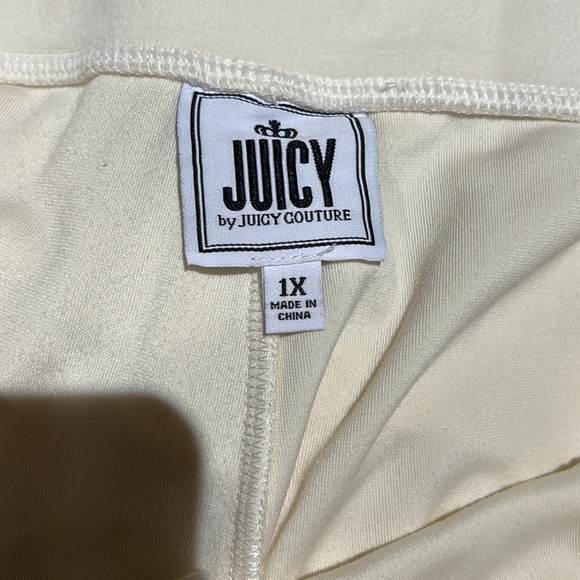 New Juicy by Juicy Couture Hooded Long Velour Pebble Jogger Pant Women's Size 1X - Picture 6 of 7
